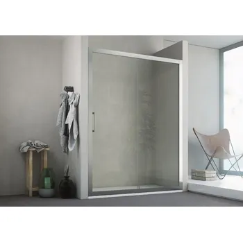 FORTE Sprchové dveře oxi.SLIDE N1FS Barva rámu - Bílá, Rozměr A - 150, Výplň - Reflex bezpečnostní sklo - 6 mm BSLX206293701