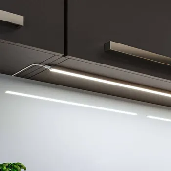 Lampička Paulmann podsvícení Inline 2dílná startovací sada chrom 55 cm 830 - Délka napájecího kabelu 200 cm; délka propojovacího kabelu 10 cm 2 x 6 W LED - Doprava zdarma