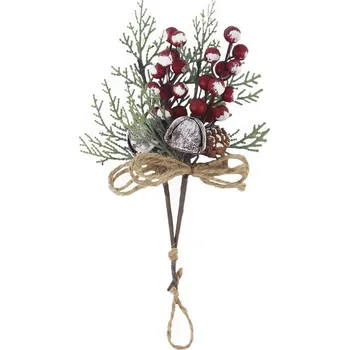 Vánoce Dekorační větev s bobulemi P2323