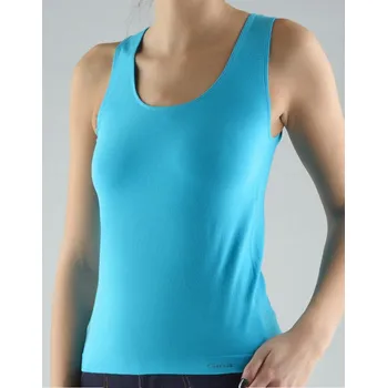 Dámské tílko boxer bezešvé MicroBavlna 08010P - azurová - M/L