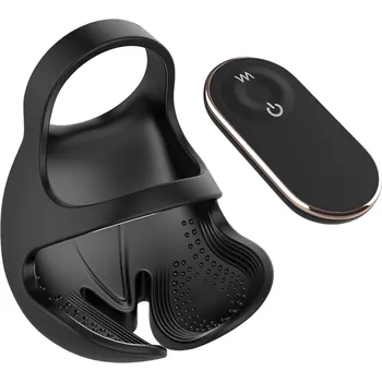 SuperLove Perfect Balls Stimulator with Remote Black