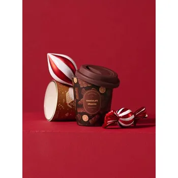 Svíčka Sinsay - Vonná svíčka Chocolate Orange - béžová - 869FV-80X - 869FV-80X-ONE