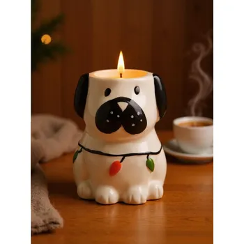 Svíčka Sinsay - Vonná svíčka Chocolate Orange - bílá - 453HE-00X - 453HE-00X-ONE