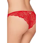 Krajkové kalhotky brazilky 91 červené - L