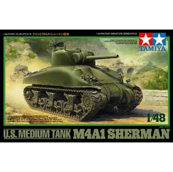 Modelářství M4 A1 Sherman (Tamiya 1:48)