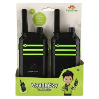 Vysílačka Vysílačky 2ks walkie-talkie 2,4 GHz dosah 80 metrů plast na baterie v krabičce 15x20x4cm [A]