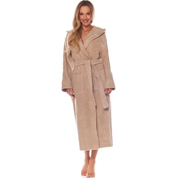 Dámský župan Dámský župan Morgan světle hnědý - XXL