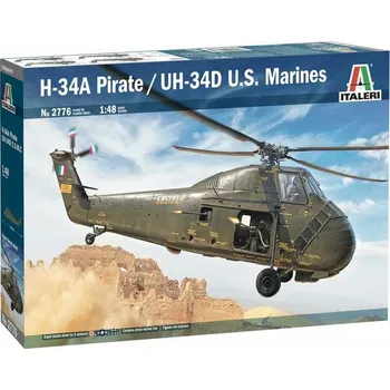 Plastikový model Italeri Model Kit vrtulník 2776 - H-34A Pirate /UH-34D U.S. Marines (1:48)