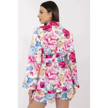 Růžová souprava s bundou a šortkami, jedna velikost i523_5906694031694