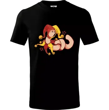 Chlapecké tričko Žížala šaškem (Alexis Citrine) - Tričko dětské bavlněné - 98 cm / 2 roky ( Černá )