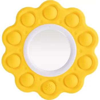 Hračka pro nejmenší Fat Brain Toys Dimpl Bright sluníčko se zrcátkem