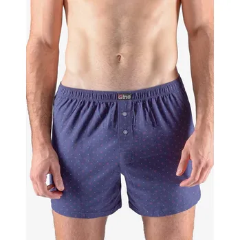 Trenýrky Pánské trenky volné bez zadního švu, šité, s potiskem 75188P - lékořice kofola - 46/48