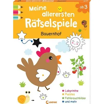 První čtění Meine allerersten Rätselspiele - Bauernhof - Hende, Kaat van den