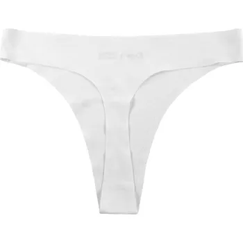 Kalhotky Bezešvá tanga String bílá - XL