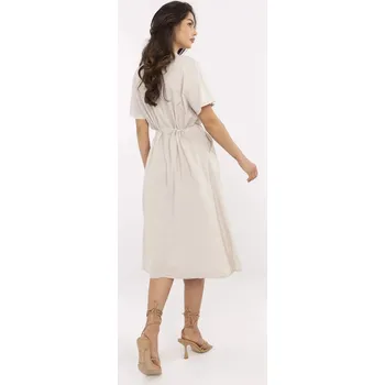 Dámské šaty Dámské béžové šaty FPrice, jedna velikost i523_5906694038556