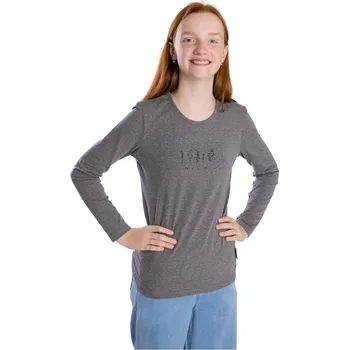 Dívčí tričko Bettymode Dívčí tričko WILD GREY dlouhý rukáv, 170