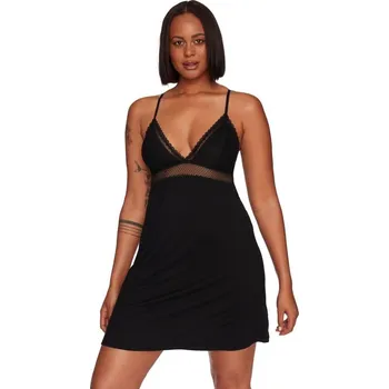 Dámské noční prádlo Dámská noční košilka Cafer černá - M