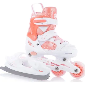 Brusle kolečkové/zimní dětské Tempish RS TON GIRL DUO LED roztahovací 26-29