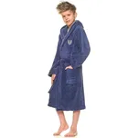 Chlapecký župan Frank temně modrý - 134/140