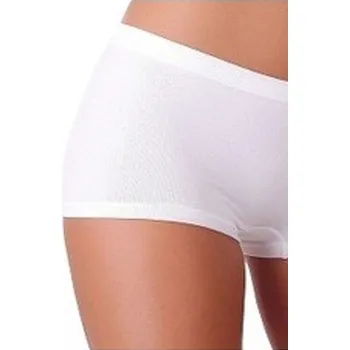 Kalhotky Bezešvé boxerkové kalhotky Niki bílé - XL