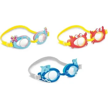 Plavecké brýle Plavecké brýle dětské zvířátko 16cm 3 druhy na kartě 3-8 let