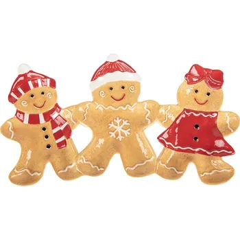 Clayre & Eef - Keramická mísa GINGERBREAD MAN 6CE2364