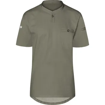 Pánská košile Karlowsky Moderní pracovní košile s krátkým rukávem ve sportovním stylu Barva: šalvějová, Velikost: 3XL KY152