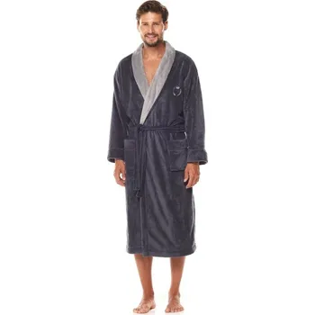 Pánský župan Pánský župan Profesor tmavě šedý - L