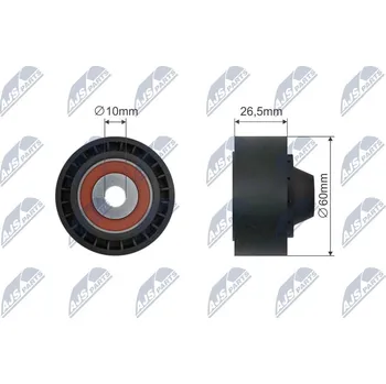 Napínací kladka, klínový řemen NTY RNK-CT-043