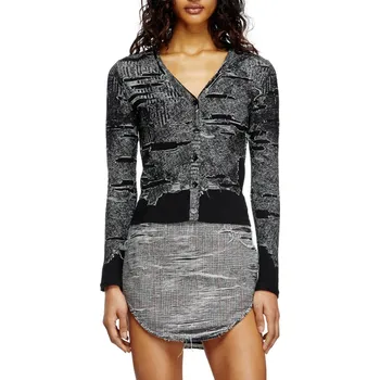 Dámský svetr SVETR DIESEL M-ALIMA-L KNITWEAR CAVIAR