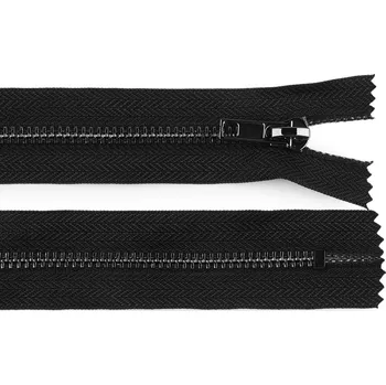 Zip Kovový zip No 5 délka 10 cm (jeansový), malé, černá černý nikl