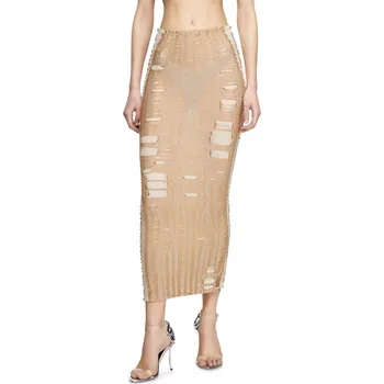 Dámská sukně SUKNĚ DIESEL M-CALINA SKIRT IVORY CREAM