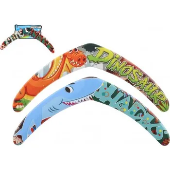 Doplněk pro dětské hřiště Teddies Bumerang pěnový 43cm 3 barvy na kartě