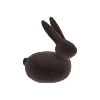 Figurka Figurka zając pokryta materiałem