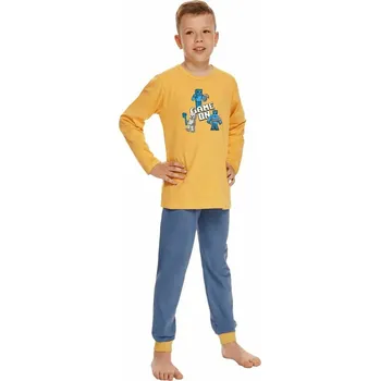 Chlapecké pyžamo Chlapecké pyžamo Jacob žluté - 92