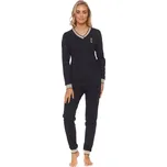 Dámské pyžamo Queen Crown černé - S