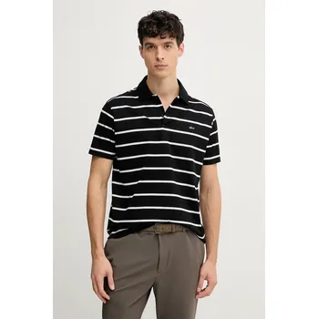 Pánské tričko Bavlněné polo tričko Paul&Shark 25411233 černá 99A, vel. XL