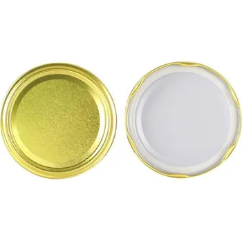 Toro Twist víčko na zavařovací sklenici 6,3 cm 10 ks zlaté