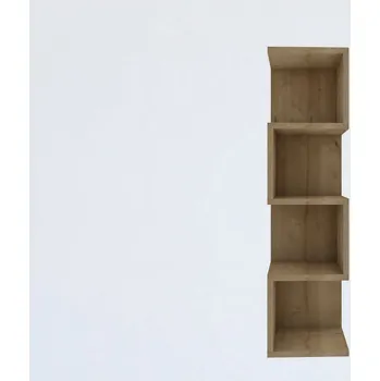 Knihovna Knihovna Alin Sapphire Oak, světle hnědá