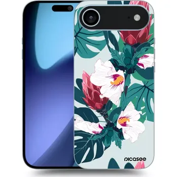 Pouzdro na mobilní telefon Picasee silikonový černý obal pro Apple iPhone Air - Rhododendron