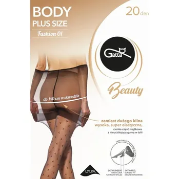 Body Gatta Body Plus Size černá, 5-XL i510_60615586344