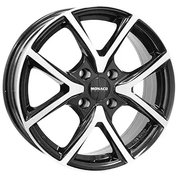 Alu kolo Alu kola MONACO WHEELS 2 CL2, 17x7 4x100 ET40, černá lesklá + leštění