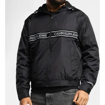 Pánský bomber Pánská lehká bunda Calvin Klein - Velikost M, Barva Černá 56404 J30J315676