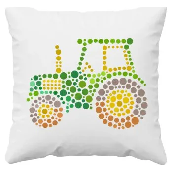 Žertovný předmět Traktor - den tečky - polštář s potiskem- Tričkový.cz