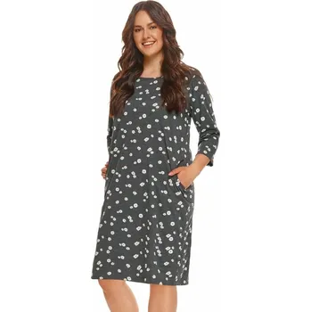 Dámská noční košile Noční košile Nessa tmavě šedá - XXL