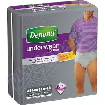 Depend Maximum inkont.kalh.muži vel.L/XL 9ks