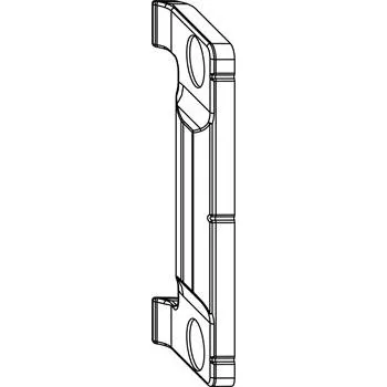 pant MACO přítlačný pant skrytý, rámový díl, Eurofalc 30 13V, šedý (367510)
