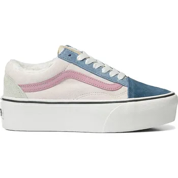 Pánské tenisky boty Vans Old Skool Stackform - Pig Suede/Sherpa Multi Color 37