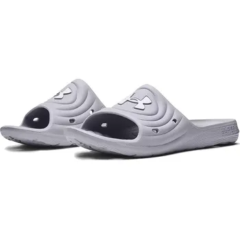 Pánské pantofle boty Under Armour Locker IV Slides - 100/Gray/Mod Gray 41