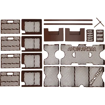 Příslušenství k deskovým hrám MitroCZECH Archa Nova - insert pro hru Barva: Hnědá